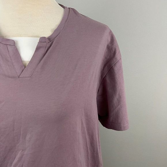 NWT XRAY JEANS Dusty Lavender Purple V Neck Tee‎ (M) - Picture 3 of 8